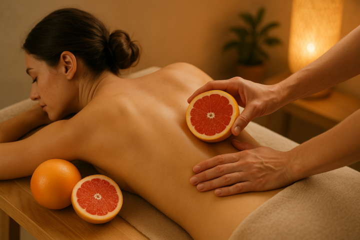 Fruchtige Sommermassage