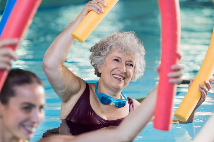Fitness trifft Wasser-Spaß